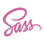 Pink Sass logo with a white background.