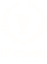 Utah best companies to work for award, white and grey. Trophy with vines on the sides.